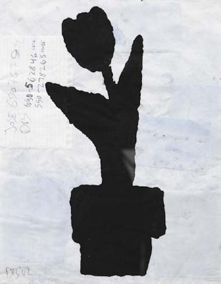 Untitled (Flower in Pot) by Donald Baechler