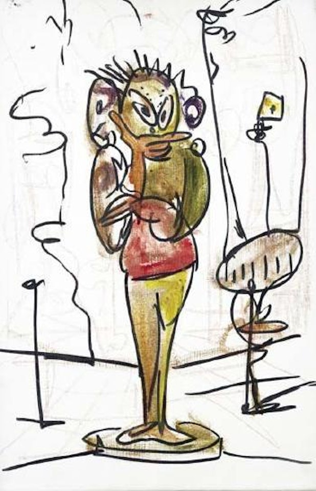 On the Corner by George Condo