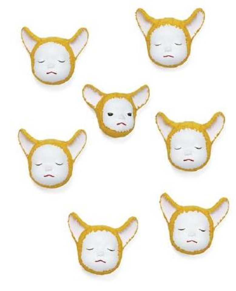 Untitled (Bunny Heads) by Yoshitomo Nara