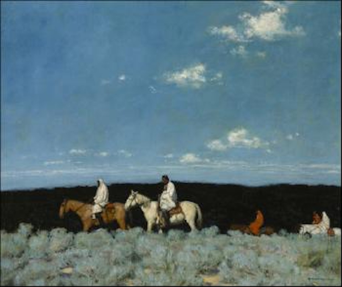 Taos Indians homeward bound by Ernest Martin Hennings