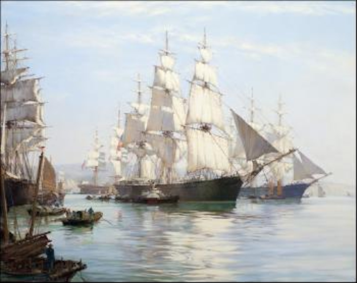 The U.S. Clipper ship Flying Fish by Montague Dawson