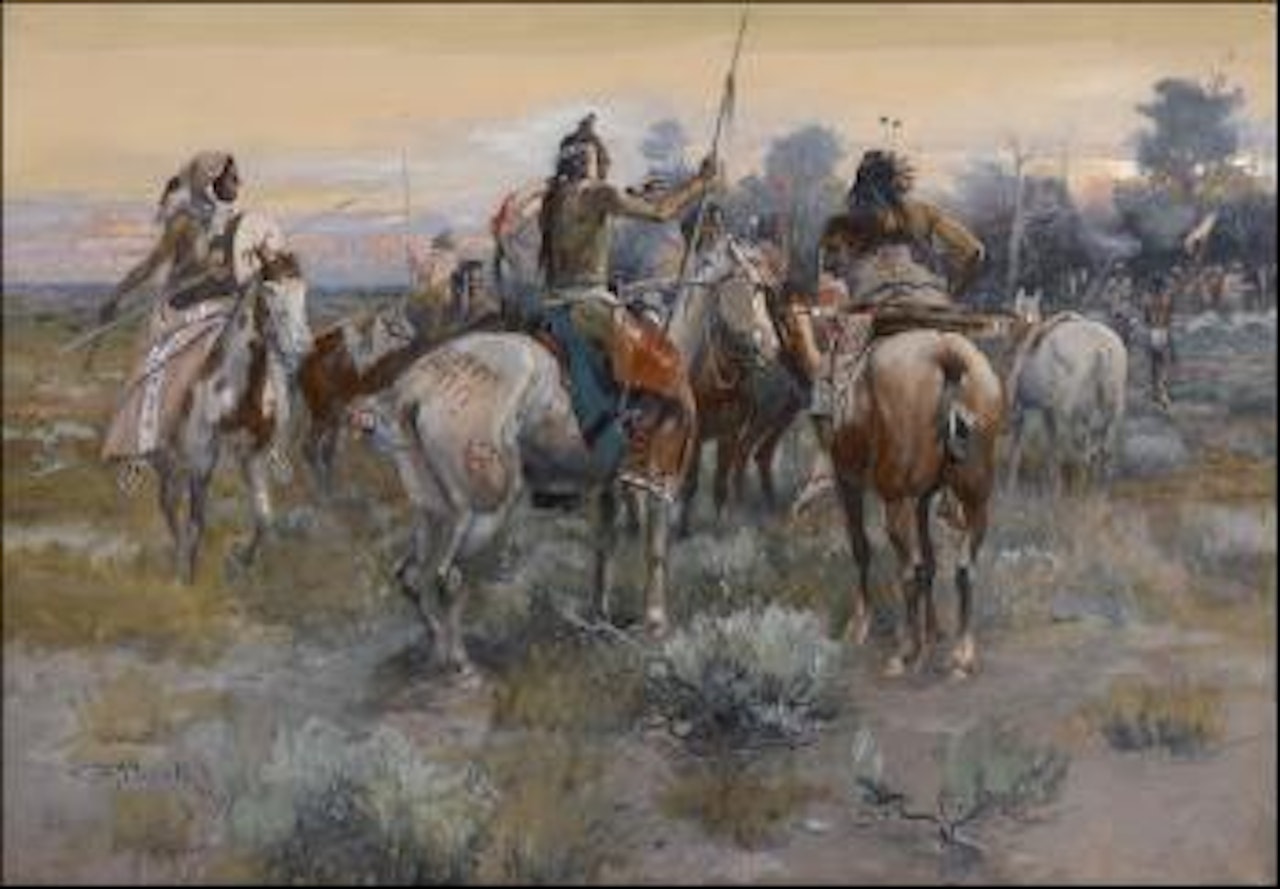 The truce by Charles M Russell