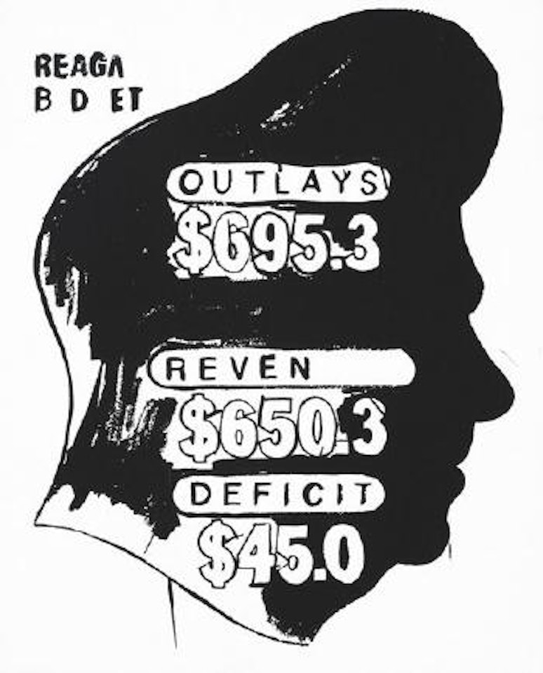 Reagan Budget by Andy Warhol