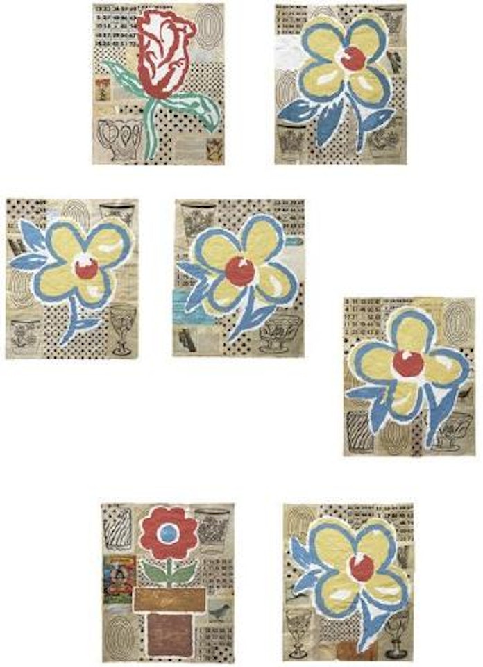 Seven Works: Untitled (Flowers) by Donald Baechler