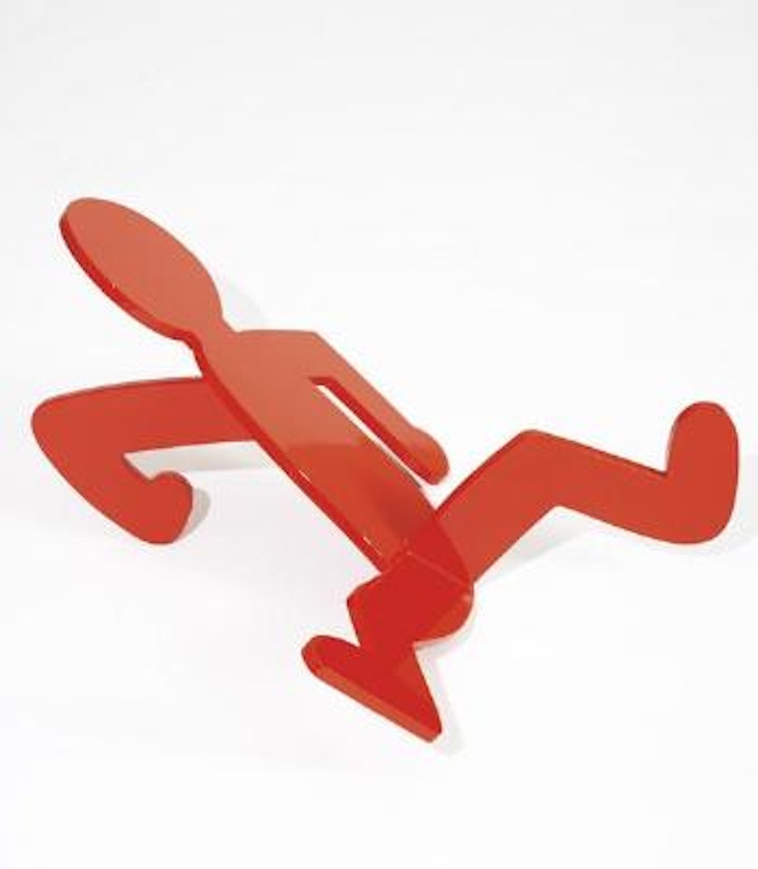 Untitled Breakdancer (Red Fallen Man) by Keith Haring
