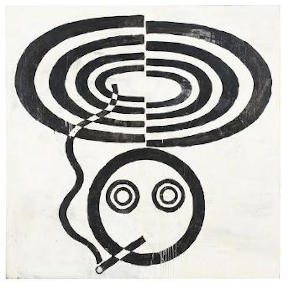 The Smoker (After Depero) by Donald Baechler