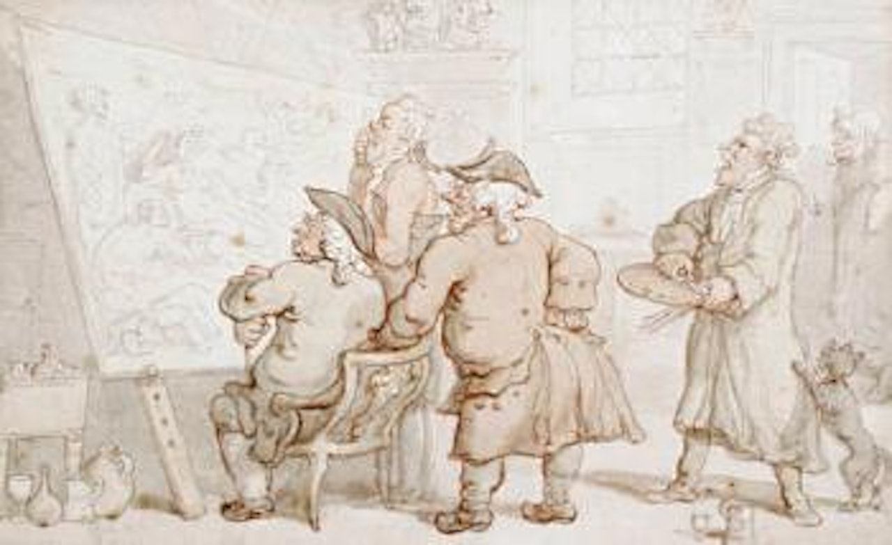 The connoisseurs' observation by Thomas Rowlandson