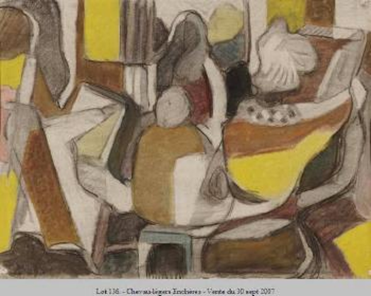 Elève et modèle - académie Frochot out la Réunion by Serge Poliakoff