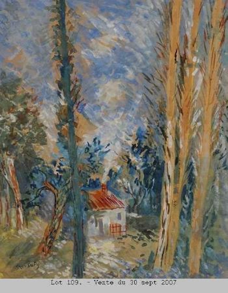 La chaumière by Jean Dufy