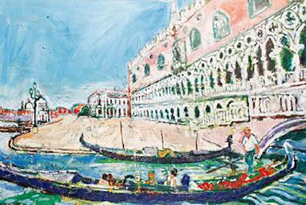 The pink Palace of the Doges by John Bratby