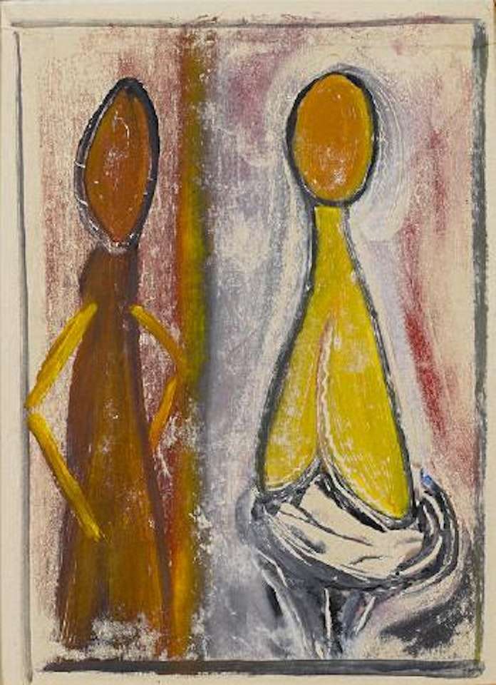 Two figures by Cecil Skotnes