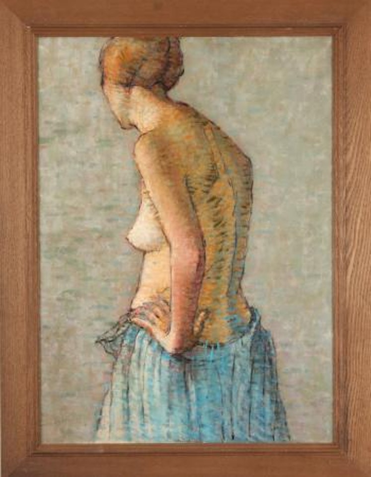 Nude female by Robert Brackman
