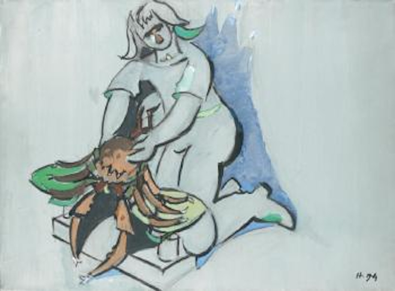 Femme au crabe by Jean Hélion
