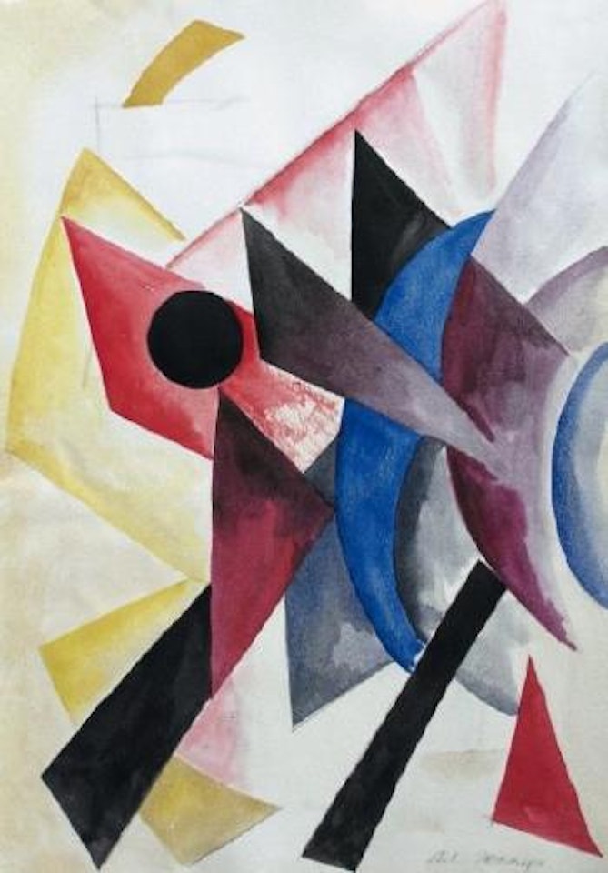 Composition non objective III by Alexandra Exter