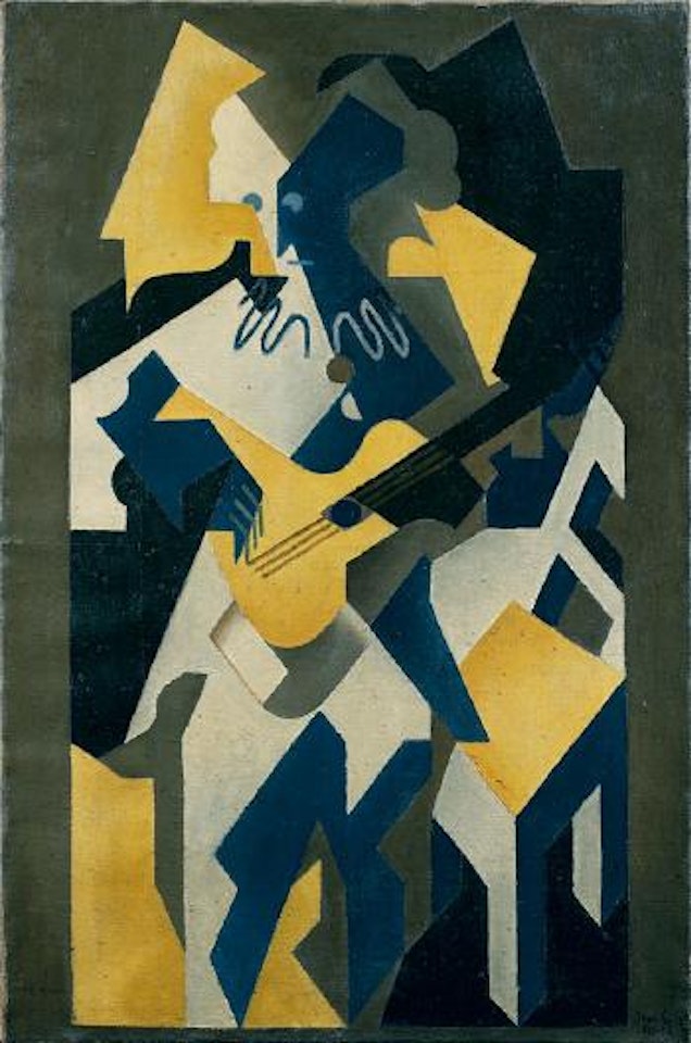 Le joueur de guitare (Arlequin à la guitare) by Juan Gris
