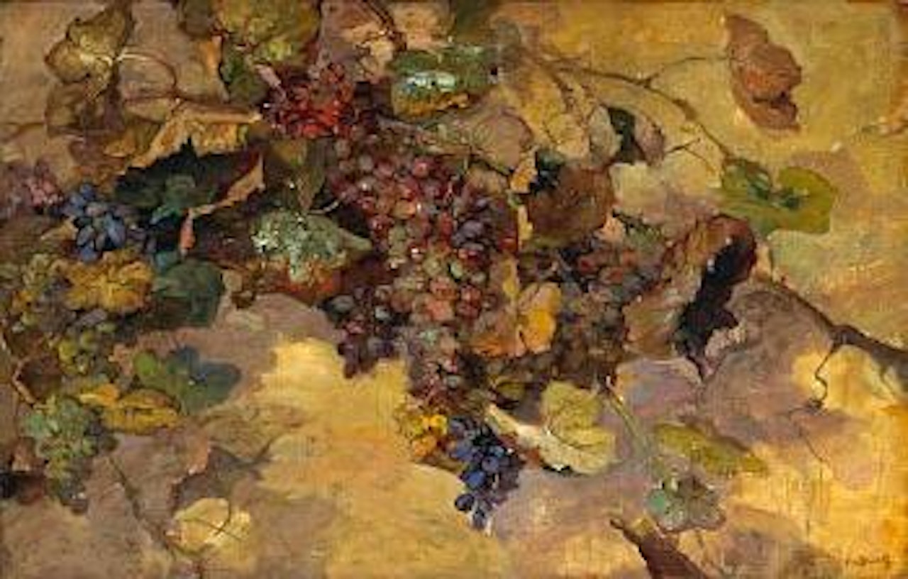 Grapes (This is my visiting card) by Franz A Bischoff