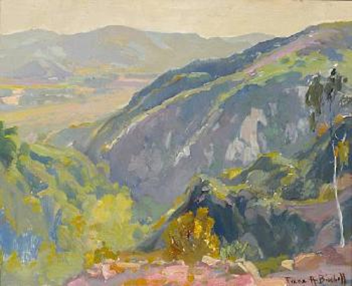 Southern California landscape by Franz A Bischoff