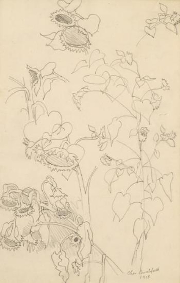 Sunflowers by Charles Burchfield