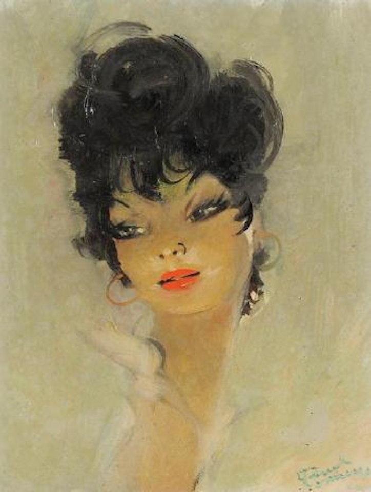Portrait de Dolorès by Jean Gabriel Domergue