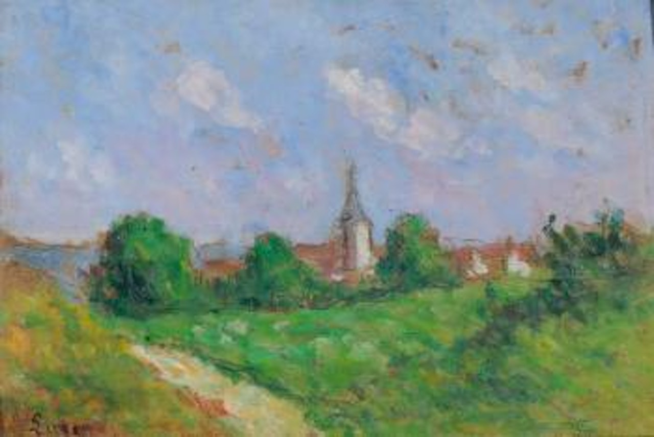 Village by Maximilien Luce