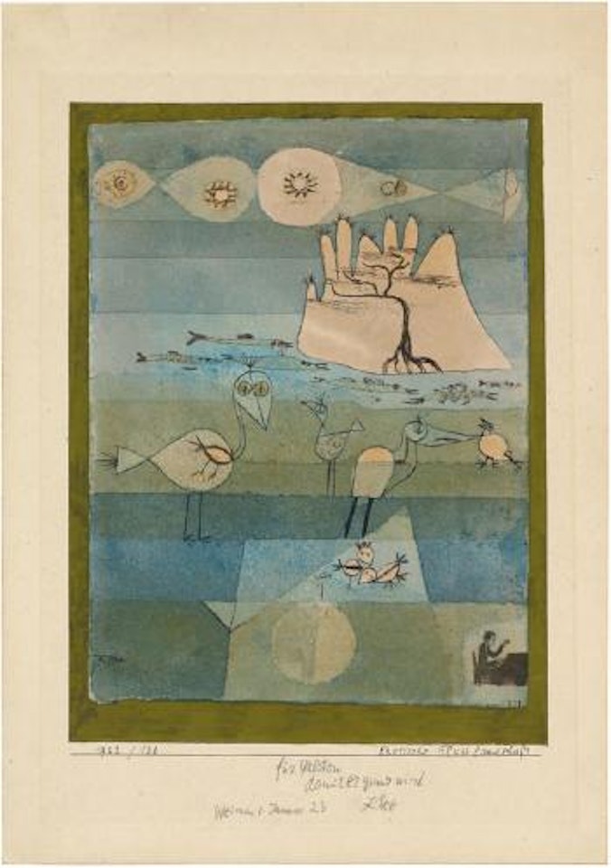 Exotische Flusslandschaft by Paul Klee
