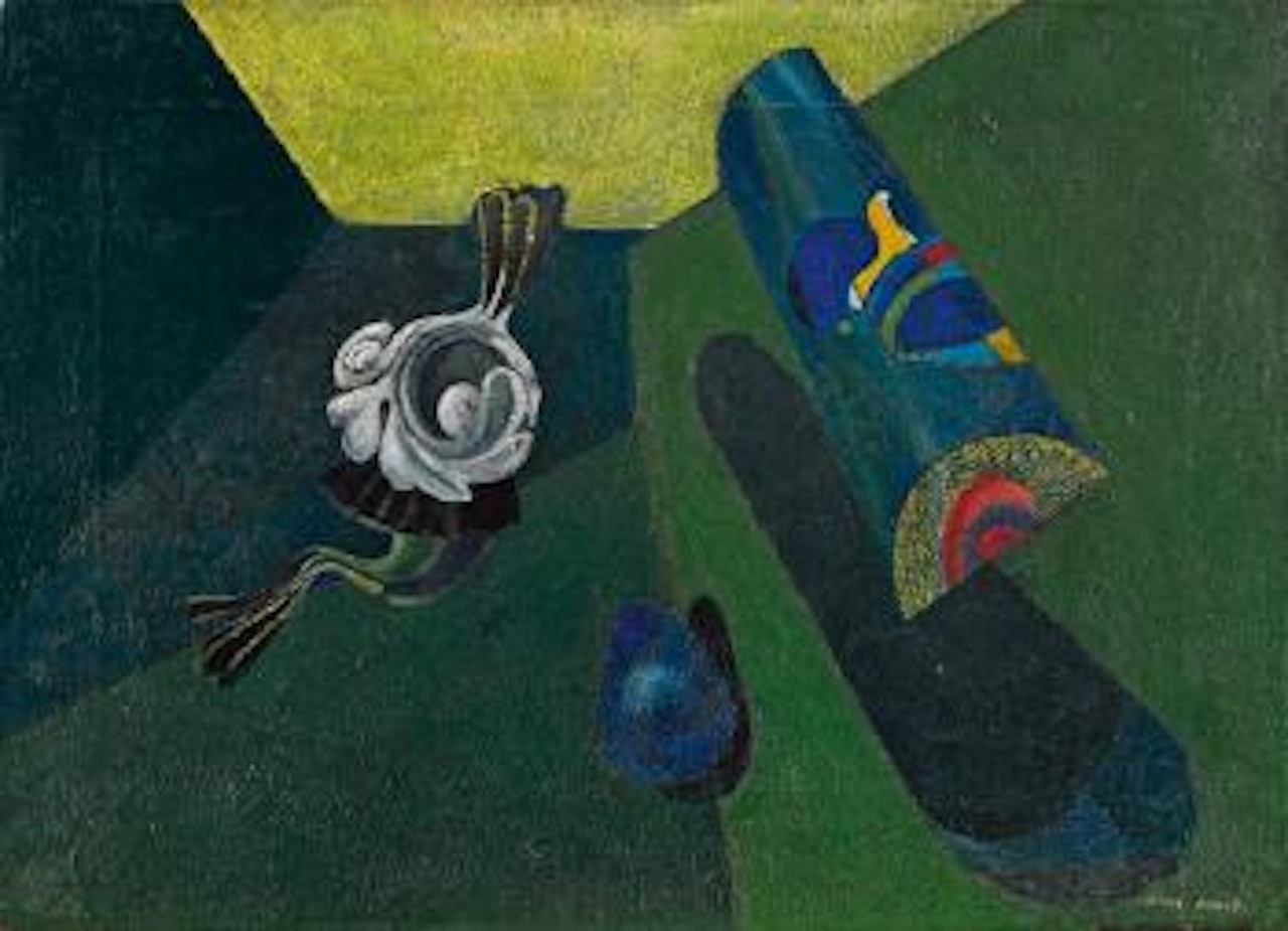 Intérieur et paysage by Max Ernst