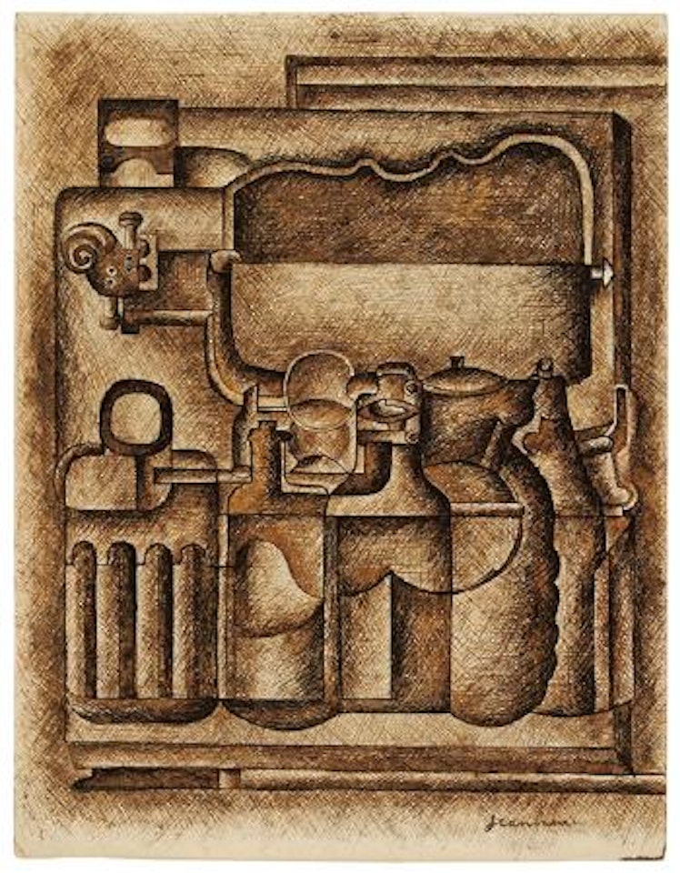 Bouteilles et objets by Le Corbusier