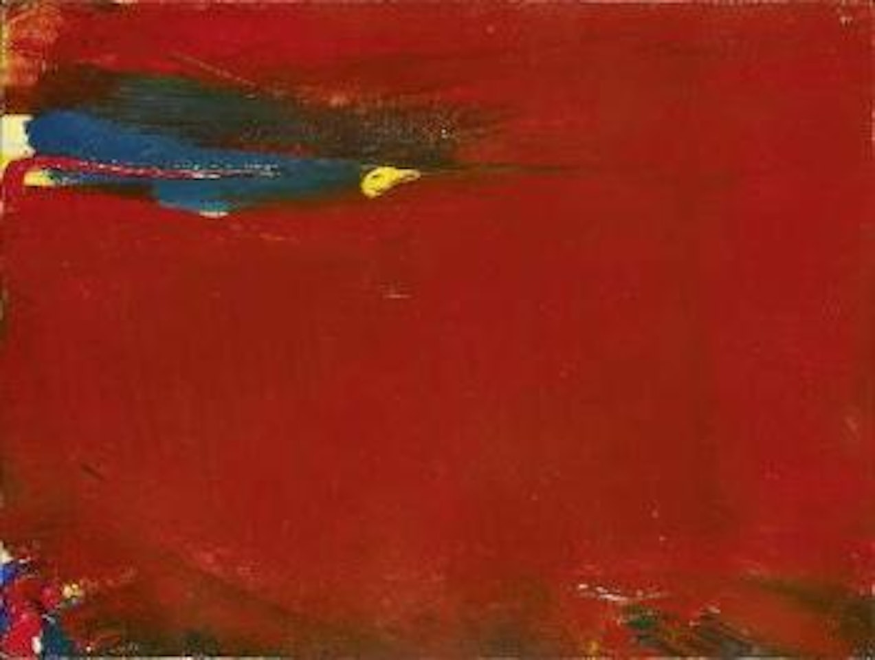 Petit rouge, bain bleu by Olivier Debre