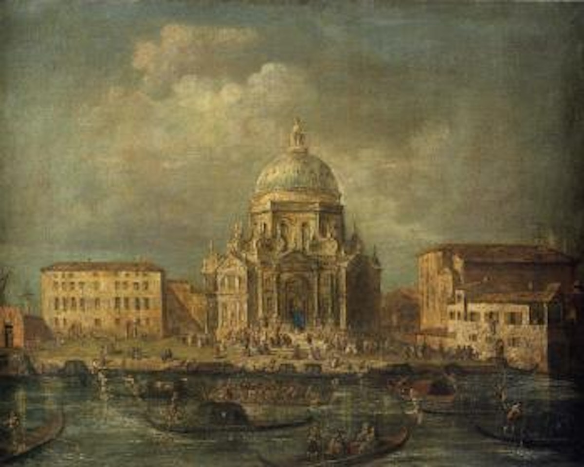 Vue de l'Eglise Santa Maria della Salute by Francesco Guardi by Venetian School