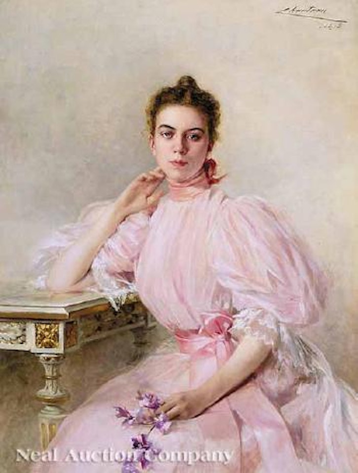 Portrait of Elizabeth Alvina Hyde by Theobald Chartran