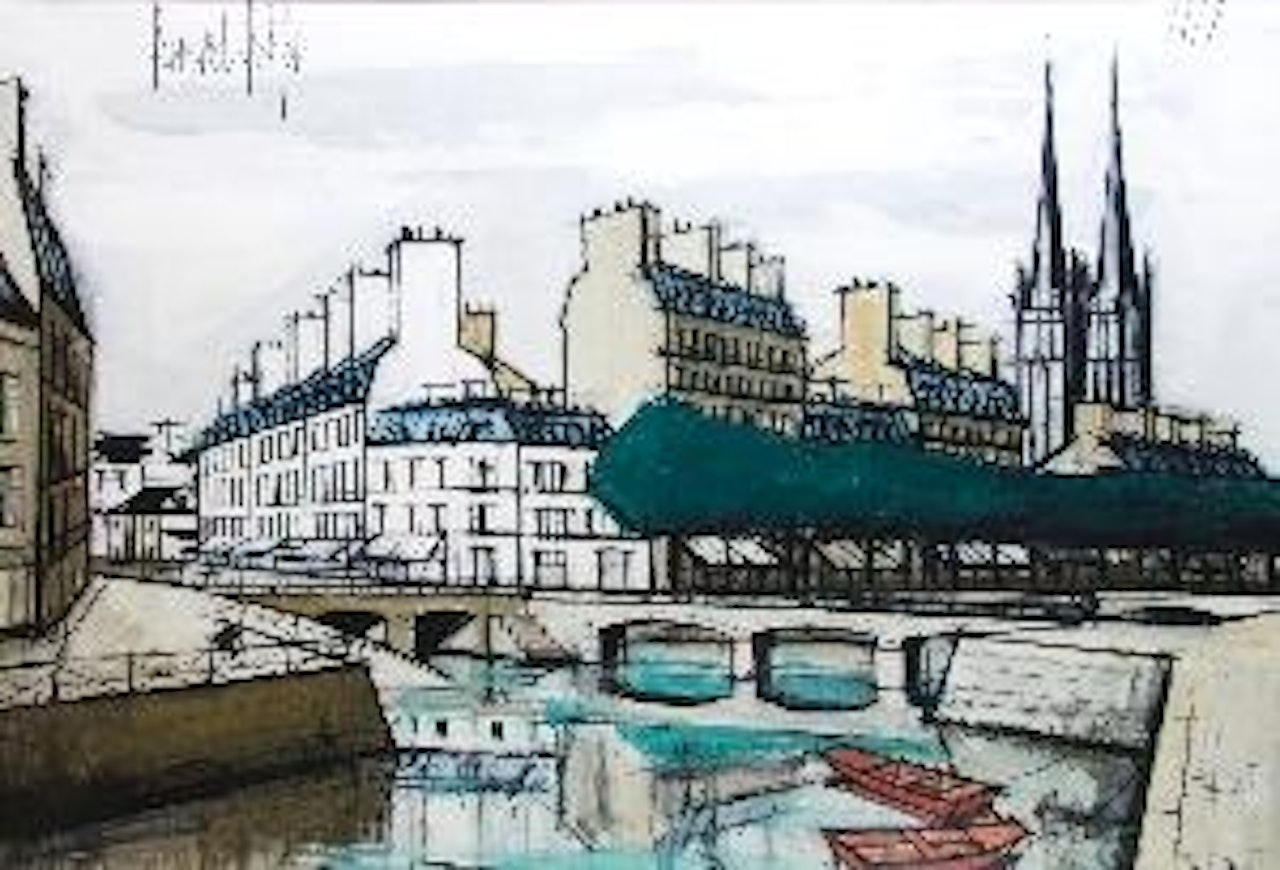 Quimper la Riviere de l'Oder by Bernard Buffet