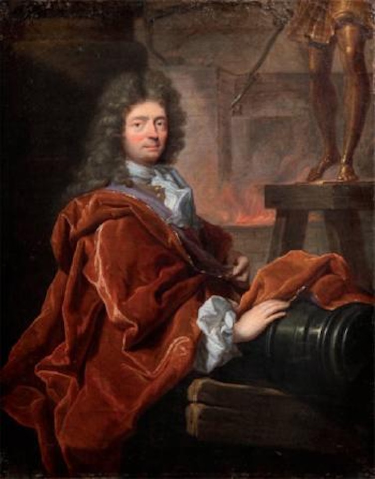 Portrait du fondeur Jean Balthasar Keller by Hyacinthe Rigaud