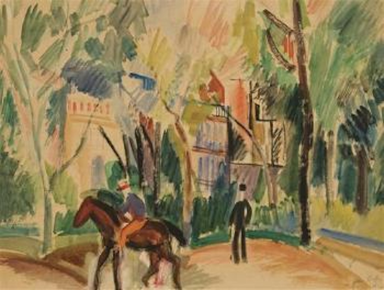 Cavalier by Jean Dufy