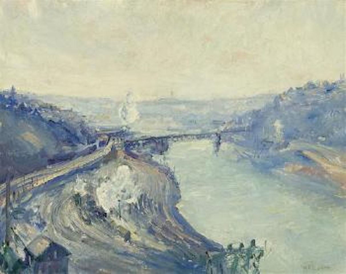 Gray Day, South Side, Easton Pennsylvania by Walter Emerson Baum