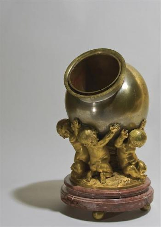 Cherubs Holding a Wine Cooler by Albert-Ernest Carrier-Belleuse