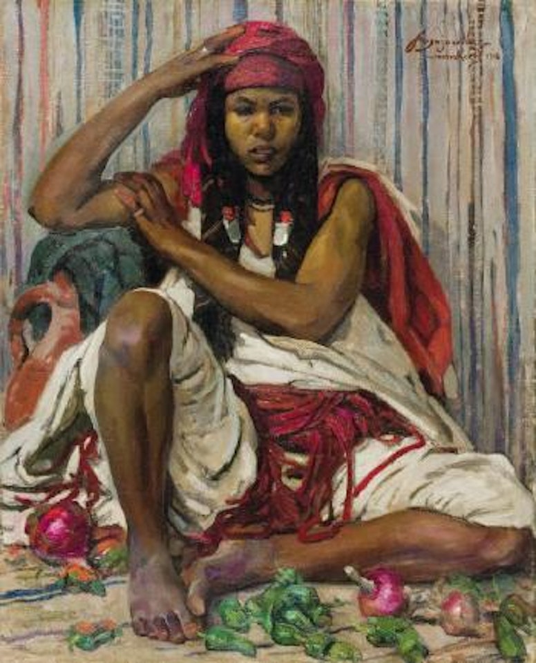 Mina, marchande de piments, ou Mauresque by Jacques Majorelle