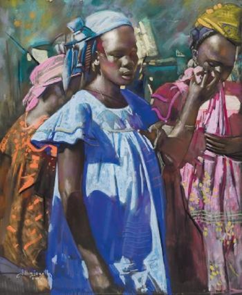 La robe bleue, Dakar by Jacques Majorelle