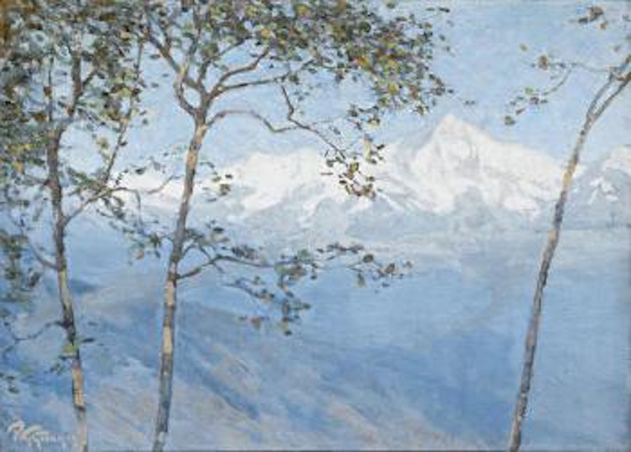 Kanchenjunga from Darjeeling, India by Robert Gwelo Goodman
