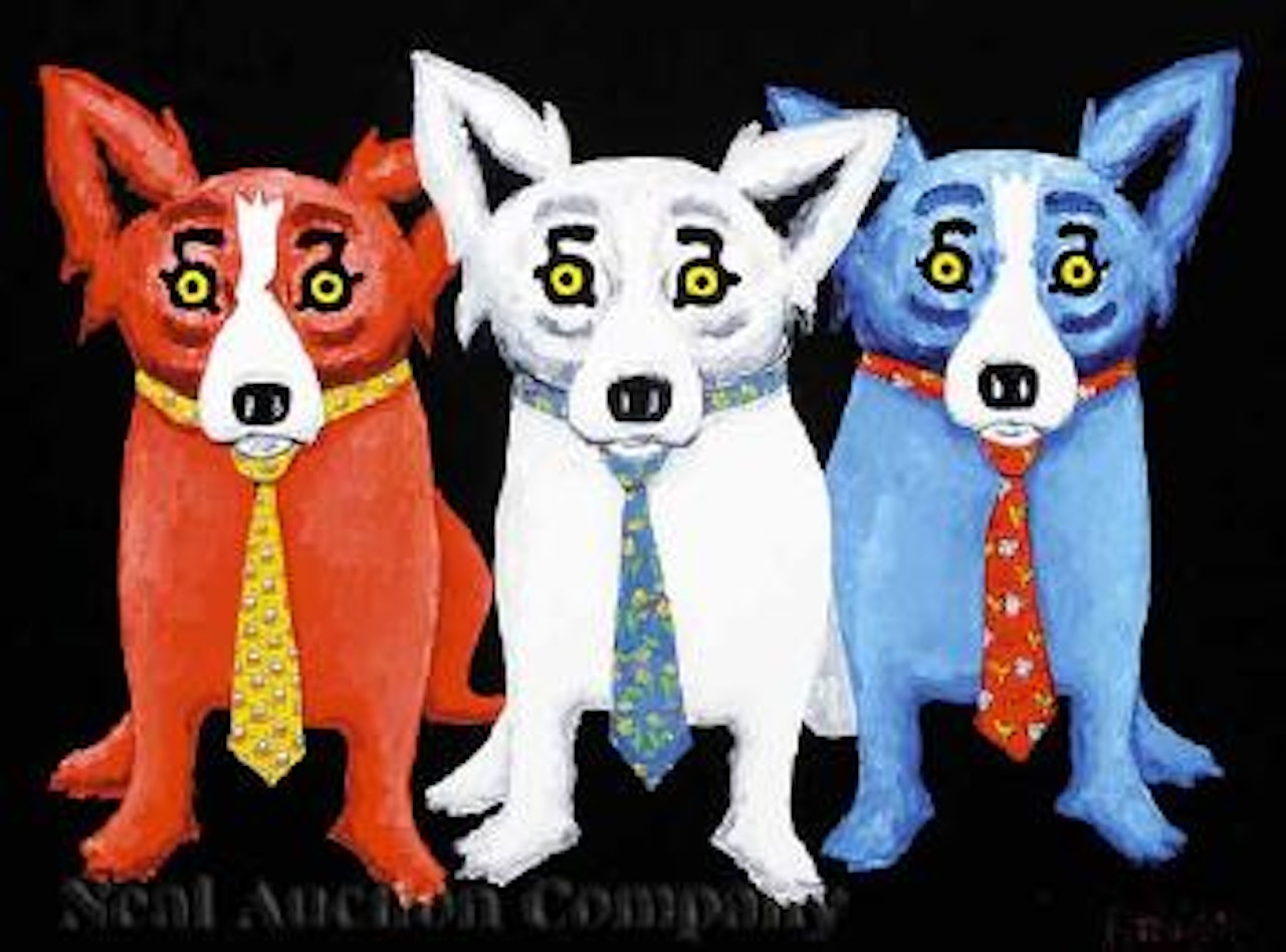 Corporate dog by George Rodrigue