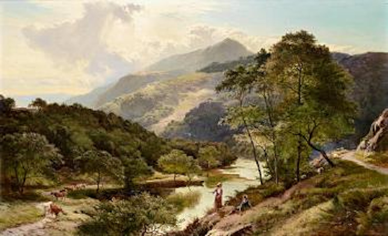 In the Valley of the Glaslyn, Wales by Sidney Richard Percy