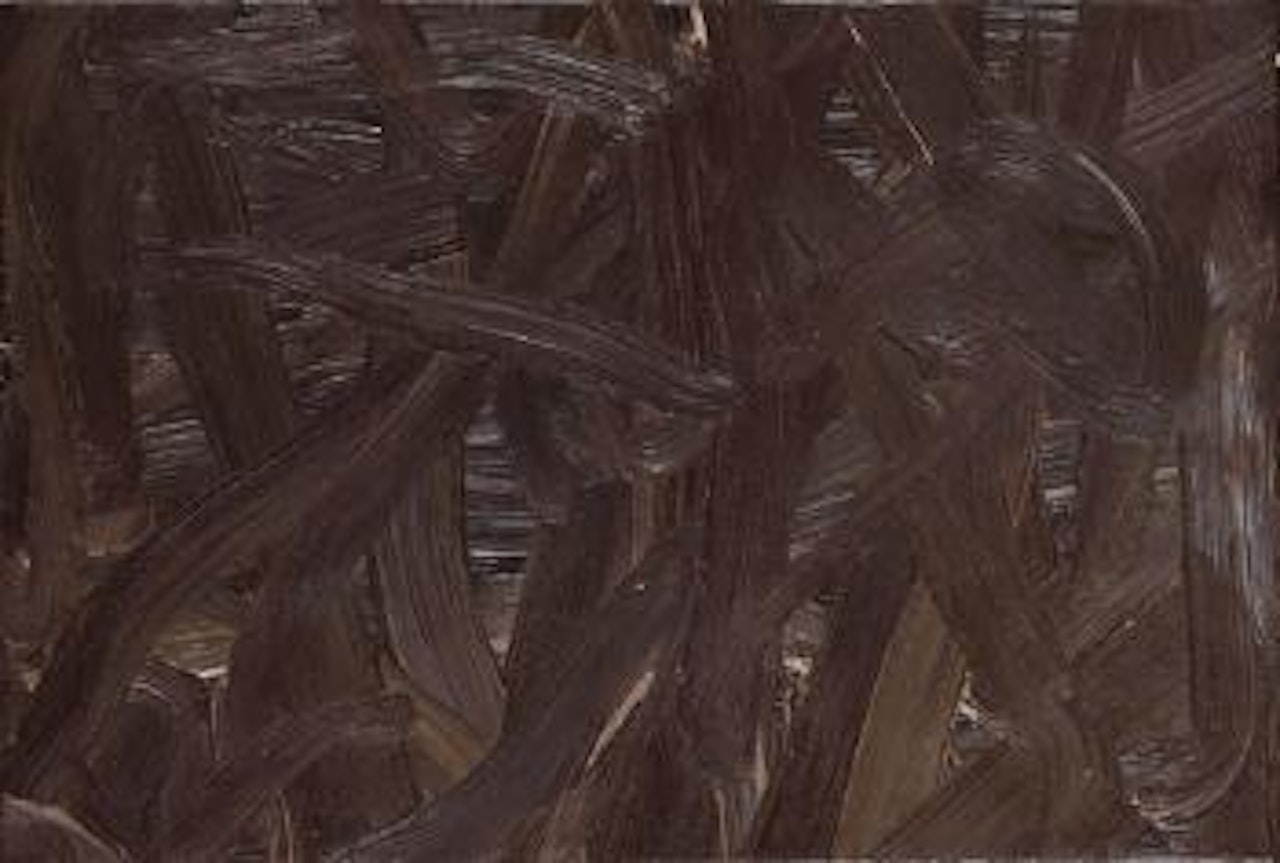 Vermalung (braun) by Gerhard Richter