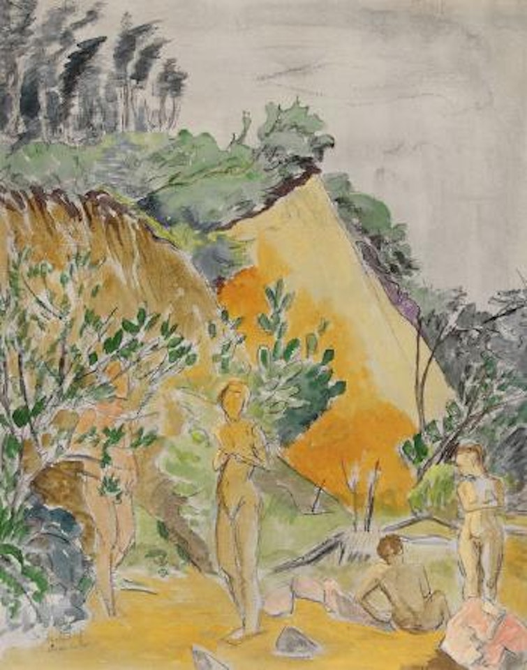 Frauen am Ufer by Erich Heckel