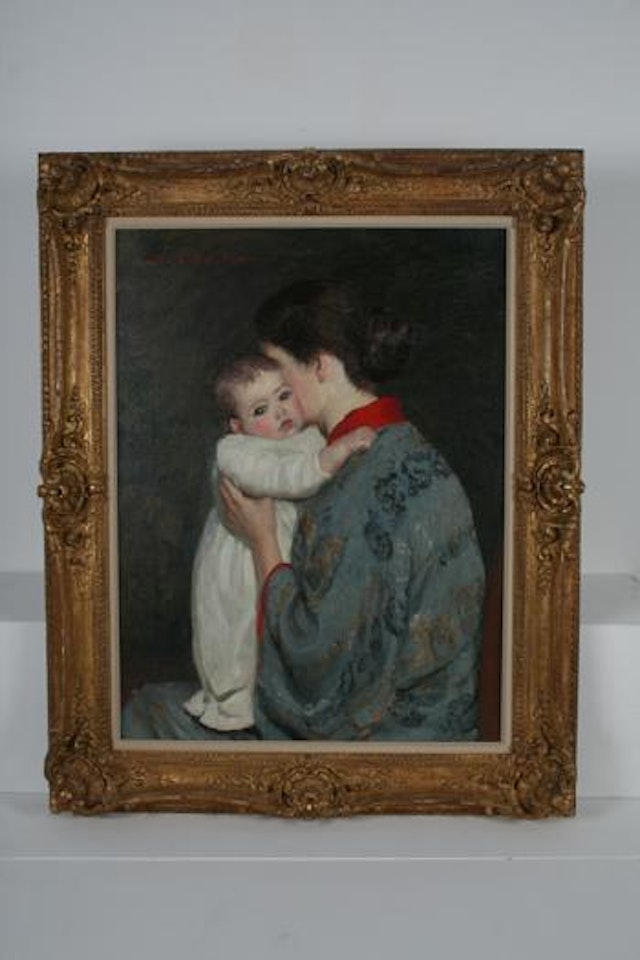 Mother & child by Lilla Cabot Perry