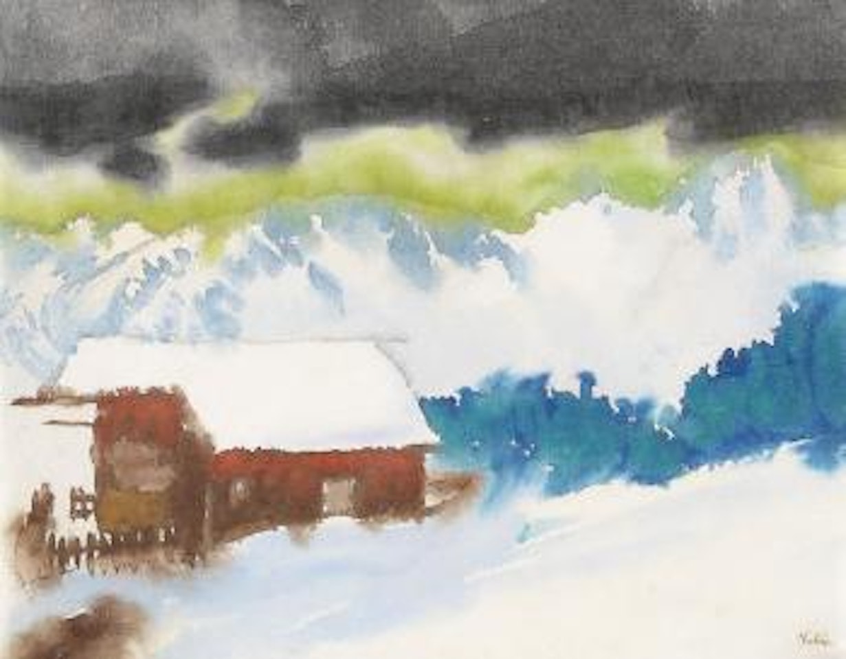 Almhuette by Emil Nolde