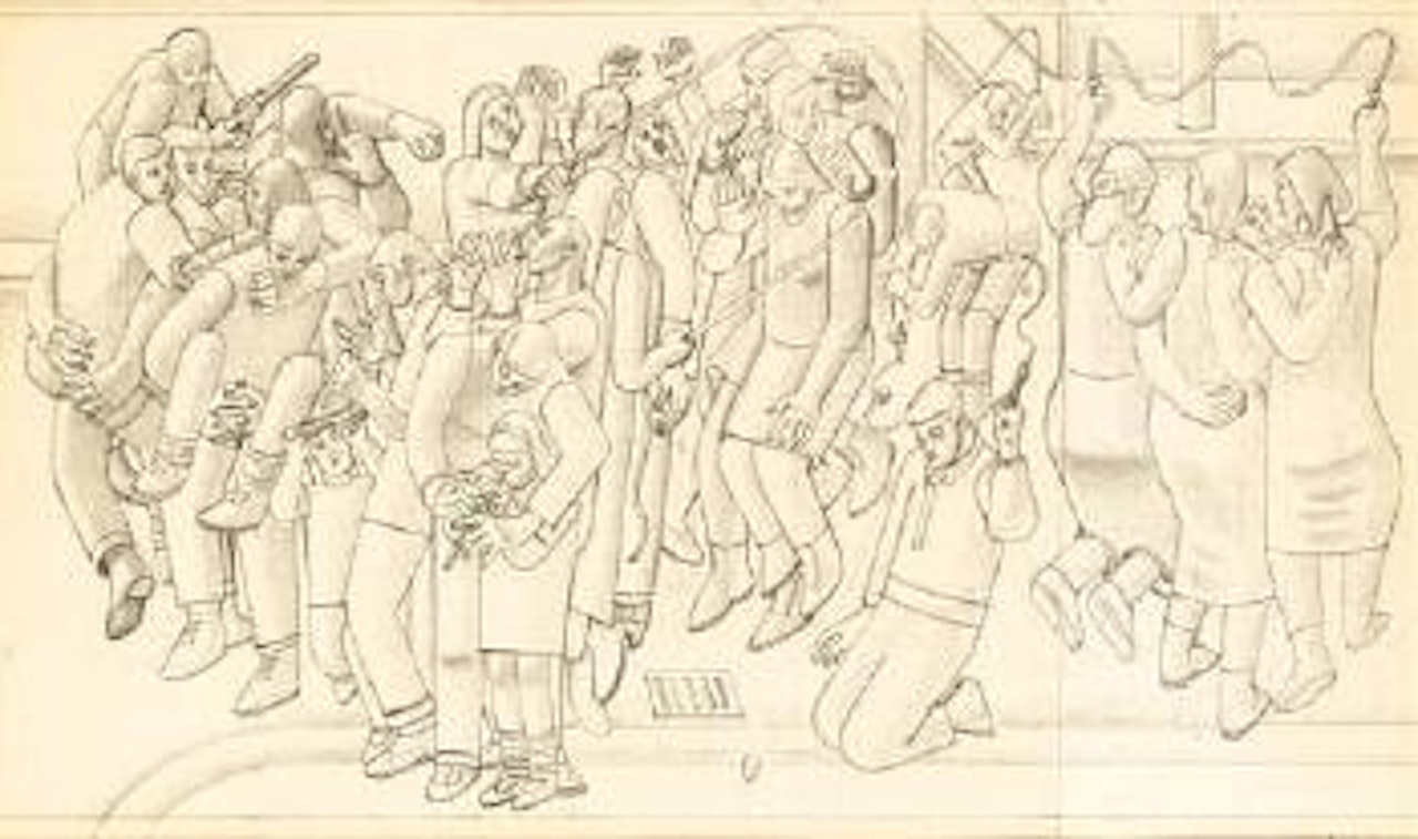 Study for The Gutter by William Roberts