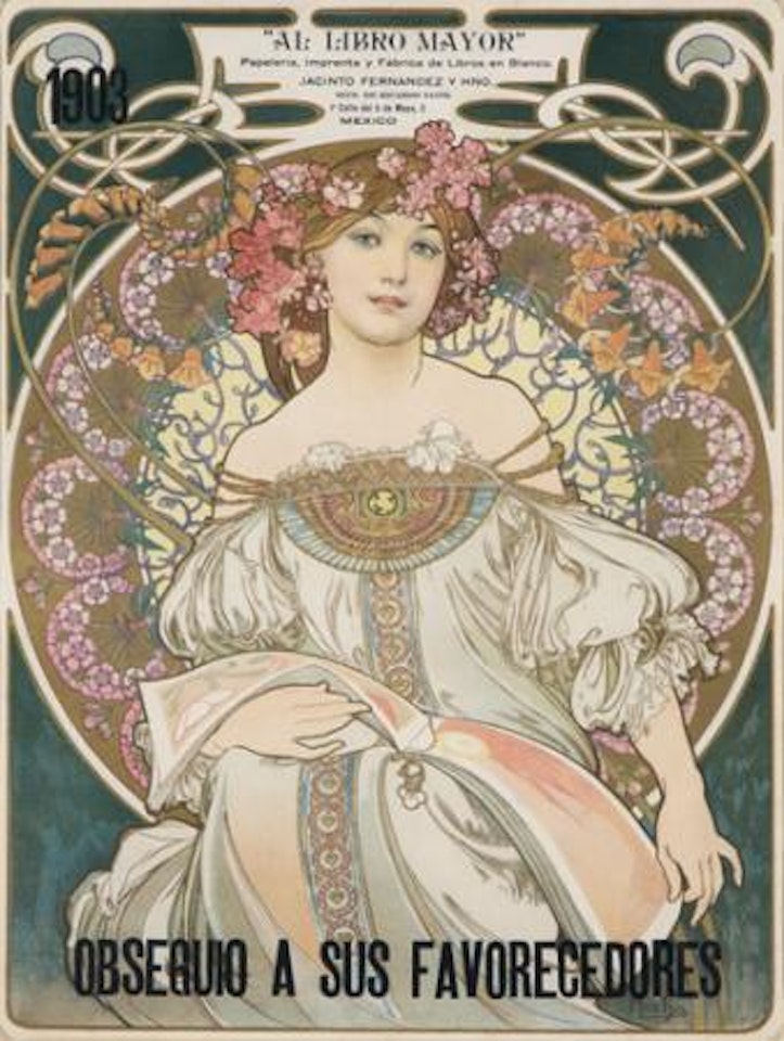 Reverie/Jacinto Fernandez by Alphonse Mucha