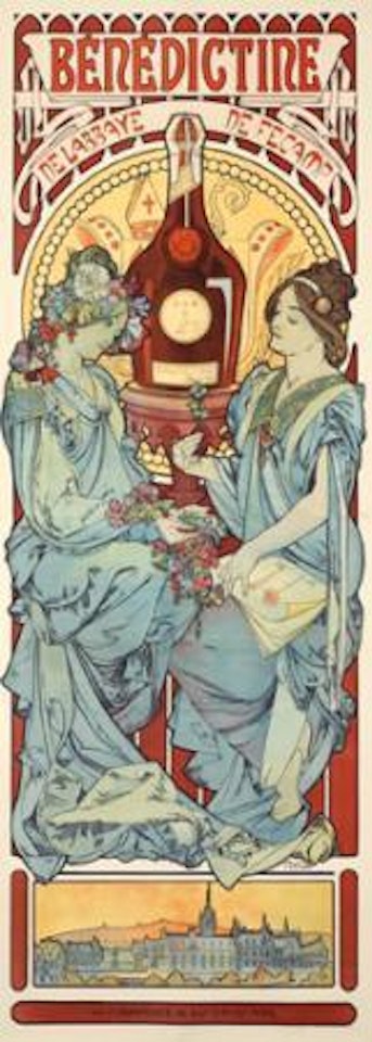 Benedictine by Alphonse Mucha