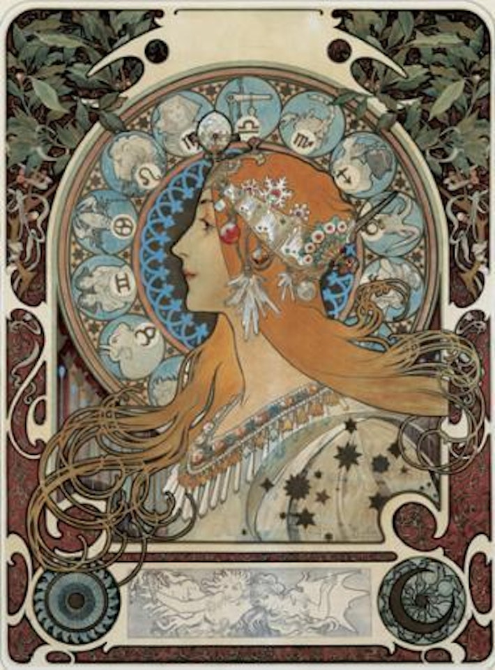 Zodiac by Alphonse Mucha
