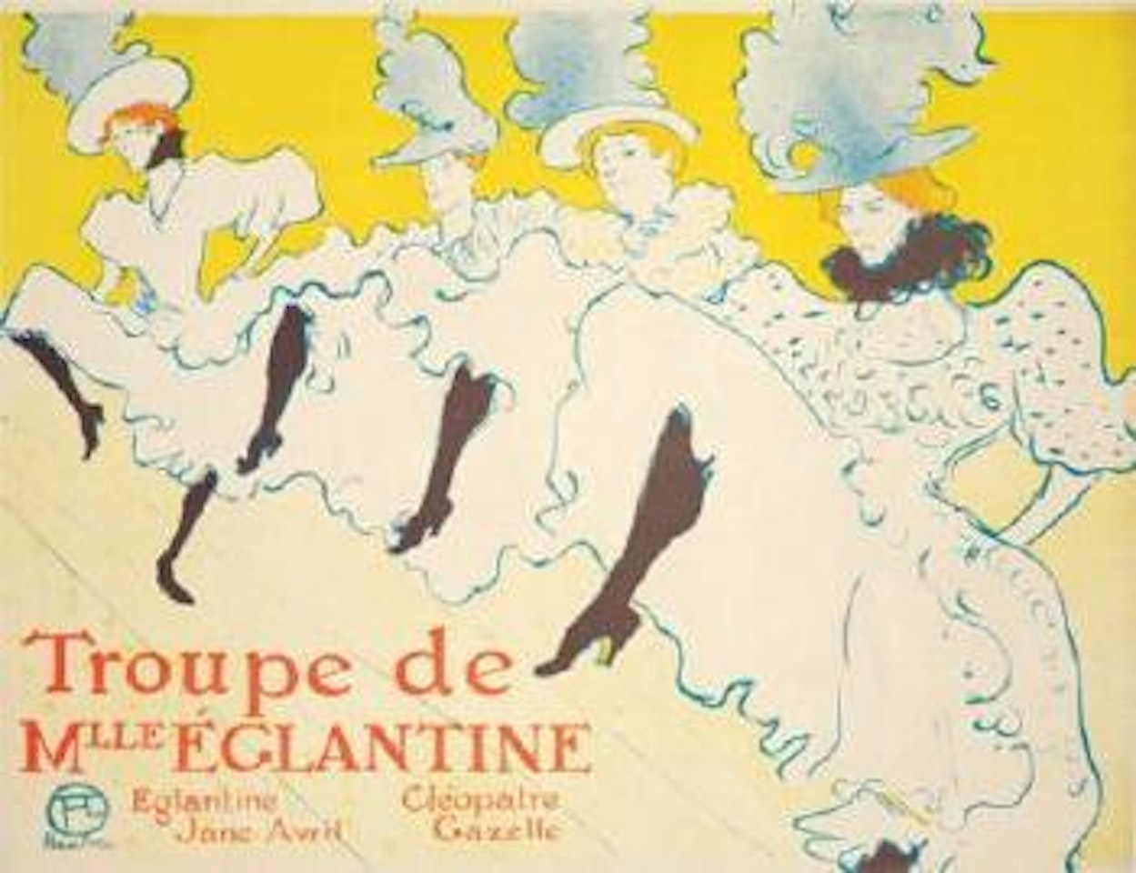 Troupe de Mlle Eglantine by Henri de Toulouse-Lautrec