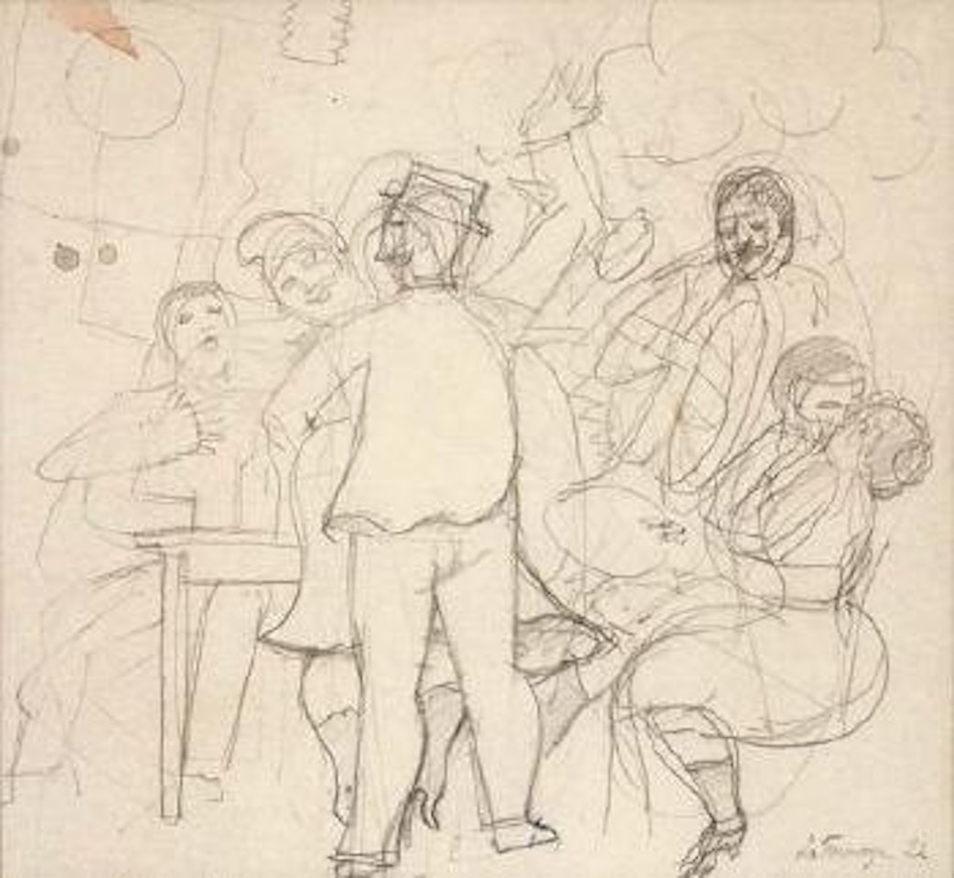 Scène de bar by Roger de la Fresnaye